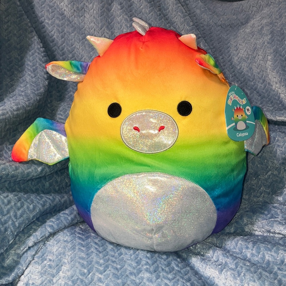 Squishmallow Calypsa the Pride Dragon 12in